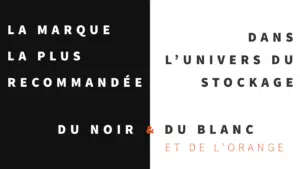 Pure Storage - Campagne noir, blanc et orange