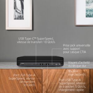 HP EliteDesk 800 G6 - Vue des fonctionnalités - Darest